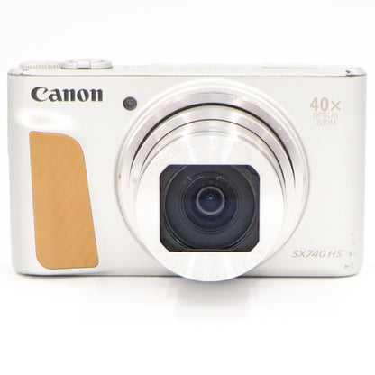 Canon PowerShot SX740 HS コンパクトデジタルカメラ pssx740hs-sl  シルバー 整備済みアウトレット品 [中古(C)]