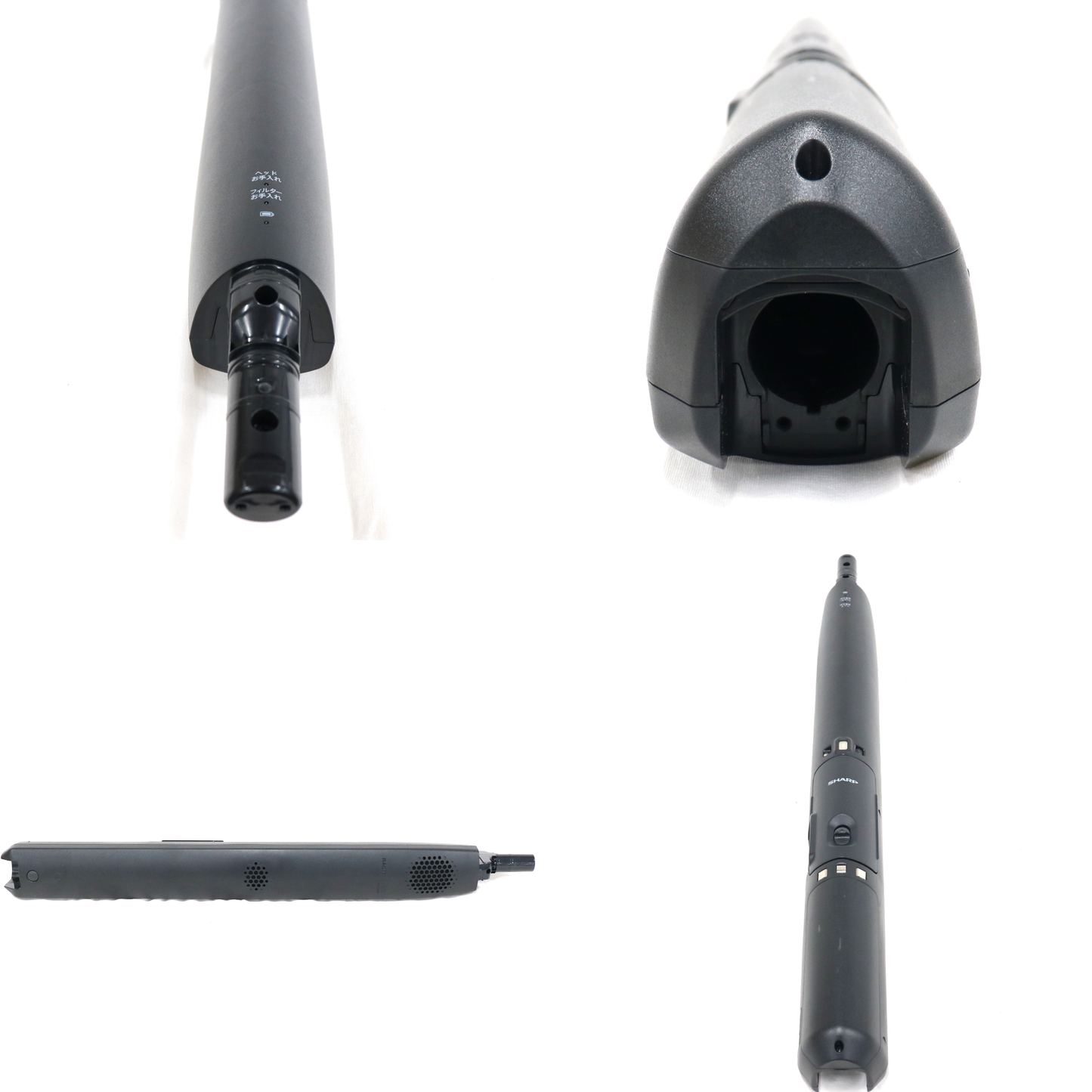 シャープ RACTIVE Air STATION EC-XR1ステーションタイプ コードレススティック掃除機 ec-xr1h  グレー 整備済みアウトレット品 [良い(B)]