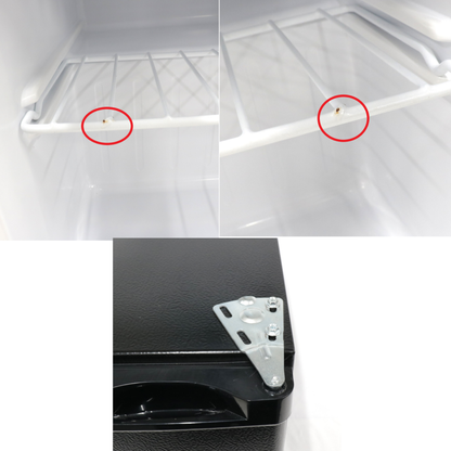 [中古(C)] [32L]レンティオ 小型冷凍庫 1ドア セカンド冷凍庫 RN-FZ32　rn-fz32-bk ブラックrn-fz32-bk　[可]