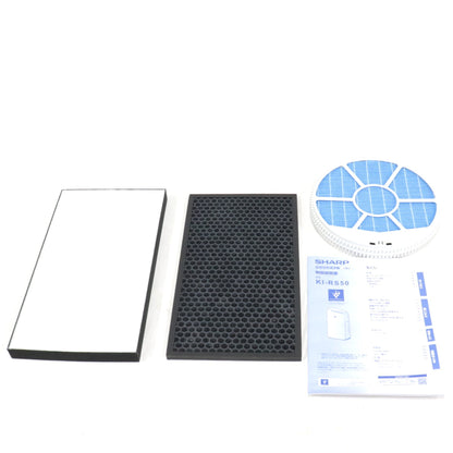 [中古(B)] シャープ 加湿空気清浄機 プラズマクラスター25000 KI-RS50(空気清浄〜23畳 / 加湿〜最大17畳)　ki-rs50-h グレー [良い]