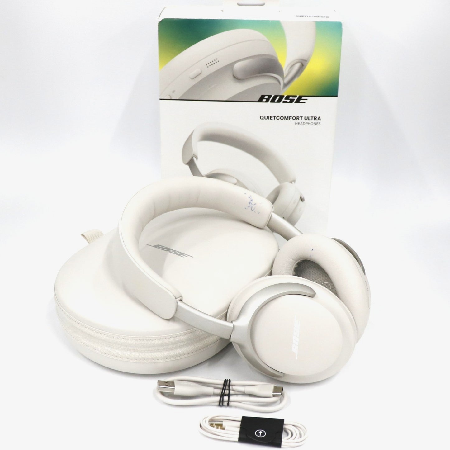 [中古(C)] Bose QuietComfort Ultra Headphones ワイヤレスヘッドホン qc-ultra-headphones-ws ホワイトスモーク[可]