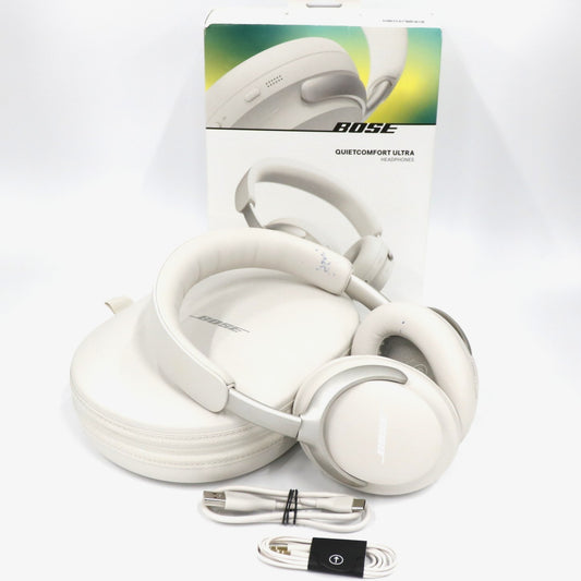 [中古(C)] Bose QuietComfort Ultra Headphones ワイヤレスヘッドホン qc-ultra-headphones-ws ホワイトスモーク[可]