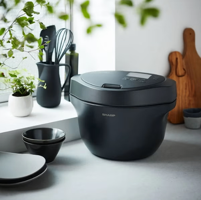 新品 【90％分返金保証付】 シャープ ヘルシオ ホットクック KN-HW16H 2〜4人用 1.6L容量　プレミアムブラック