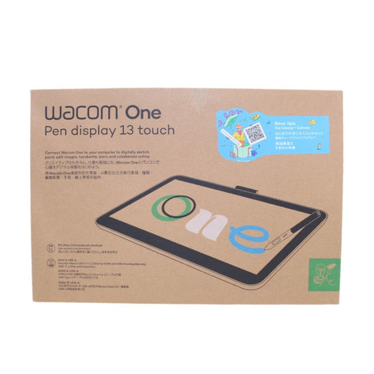 [中古(B)] Wacom One 液晶ペンタブレット 13 touch DTH134W4D　dth134w4d  [良い]