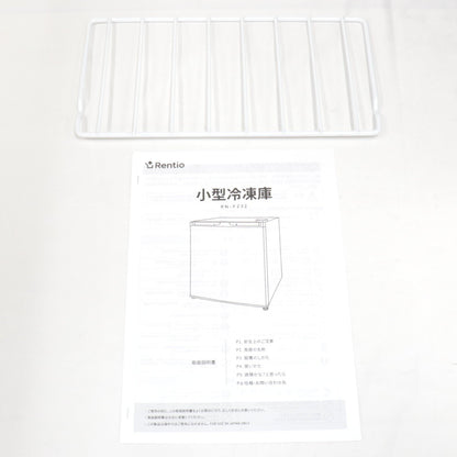 [中古(C)] [32L]レンティオ 小型冷凍庫 1ドア セカンド冷凍庫 RN-FZ32　rn-fz32-bk ブラックrn-fz32-bk　[可]