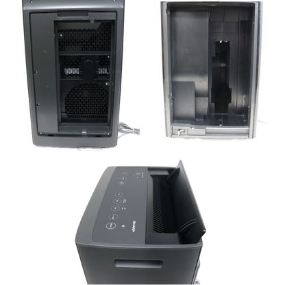シャープ 加湿空気清浄機 プラズマクラスターNEXT KI-TX100 (空気清浄〜46畳 / 加湿〜最大31畳)　ki-tx100  グレー 整備済みアウトレット品 [良い(B)]