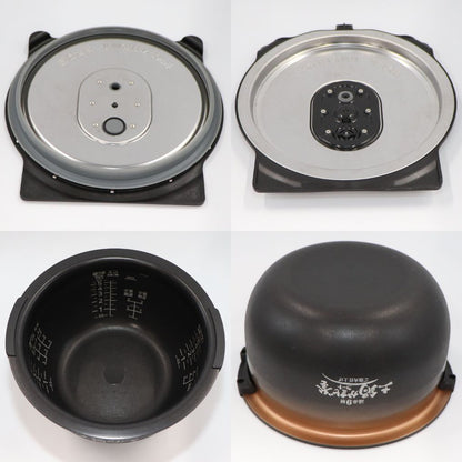 [中古(B)] [5.5合炊き] タイガー魔法瓶 ご泡火炊き JRI-A100 圧力IH式 炊飯器 マットブラック [良い]