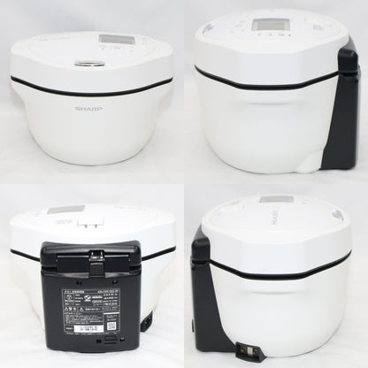 [中古(C)] シャープ ヘルシオ ホットクック KN-HW16G 2〜4人用 1.6L容量　kn-hw16g-w ホワイトkn-hw16g-w　[可]