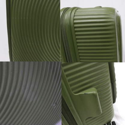 [8-10泊向けサイズ]AMERICAN TOURISTER CURIO スピナー75 エキスパンダブル 98L/拡張時114L ハードスーツケース americantourister-curio75-kh  カーキ 整備済みアウトレット品 [中古(C)]