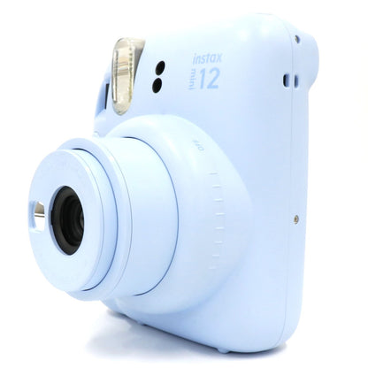 富士フイルム instax mini 12 インスタントカメラ チェキ instax-mini12-bl  パステルブルー ジャンク品 [難あり(D)]