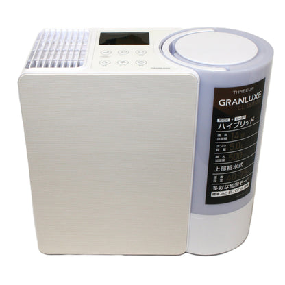 THREEUP（スリーアップ）GRANLUXE 気化式加湿器 （木造8.5畳/プレハブ14畳） CL-T2269　cl-t2269-wh  ホワイト 整備済みアウトレット品 [良い(B)]