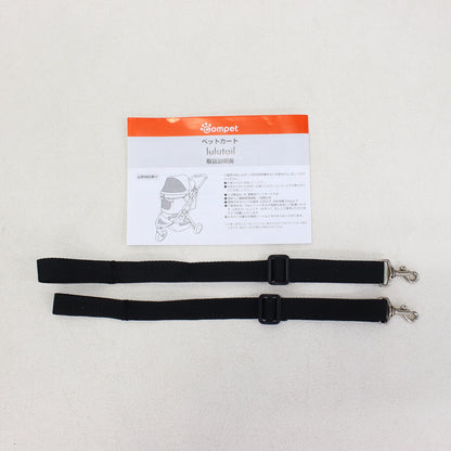 [中古(B)] コンビ ペット用カート ルルテイル キラウェアレッド×グレージュ  [良い]