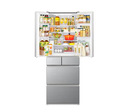【特殊配送】[540L][ファミリー向け][観音開き]日立 R-H54V 冷凍冷蔵庫 シルバー r-h54v   整備済みアウトレット品 [中古(B)]