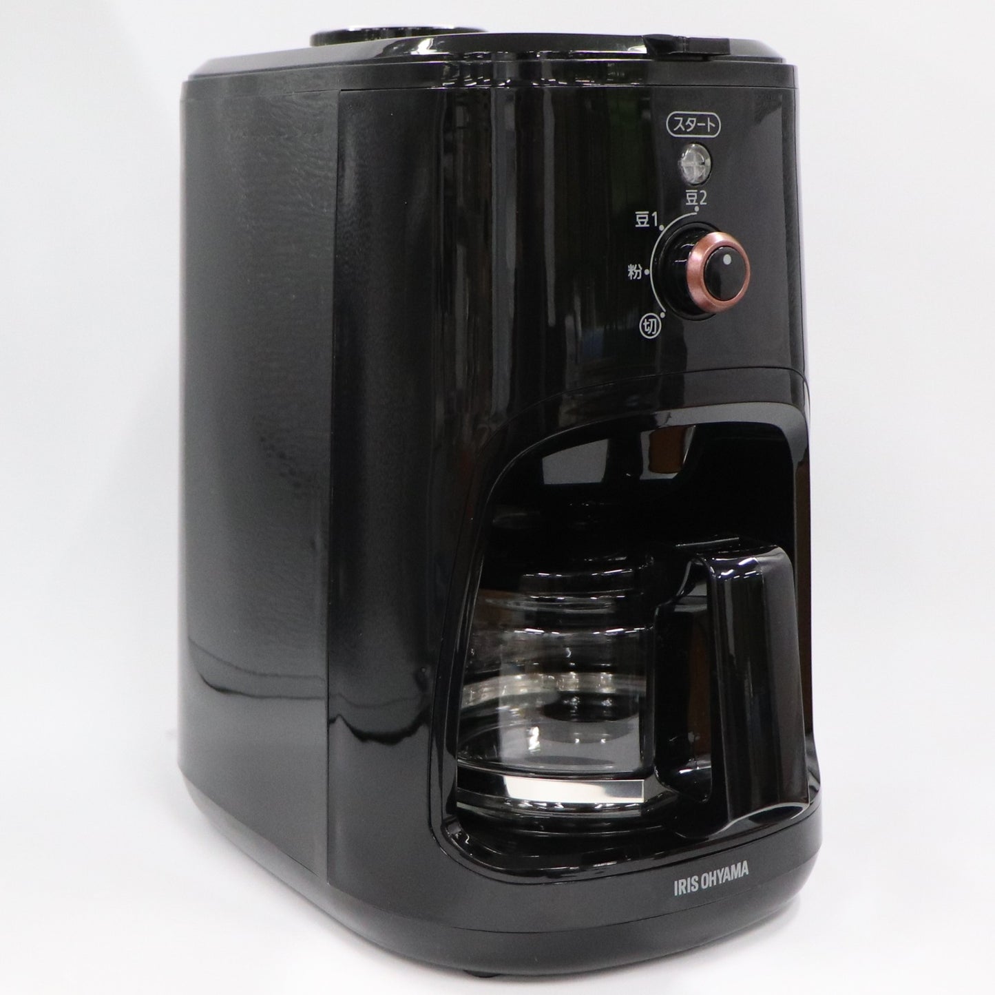 アイリスオーヤマ 全自動コーヒーメーカー WLIAC-A600  bliac-a600-bブラック 整備済みアウトレット品 [良い(B)]