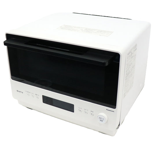 [26L]パナソニック ビストロ NE-BS5D オーブンレンジ　ne-bs5d-w  オフホワイト 整備済みアウトレット品 [良い(B)]