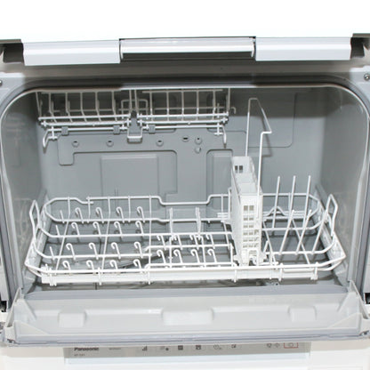 [ジャンク] [～食器24点]パナソニック スリム食器洗い乾燥機 NP-TSP1 工事不要 タンク式 4人分　np-tsp1 [難あり(D)]