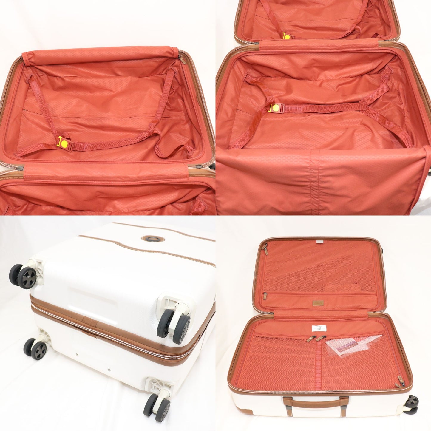 [5-8泊向けサイズ]DELSEY CHATELET AIR 2.0 Mサイズ(67cm) 69L ハード スーツケース delsey-chateletair67-be  ベージュ 整備済みアウトレット品 [中古(C)]