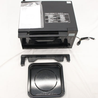 [中古(B)] パナソニック オーブンレンジ 26L フラットテーブル スピードあたため 蒸気センサー ブラック NE-MS4B-K ブラック [良い]