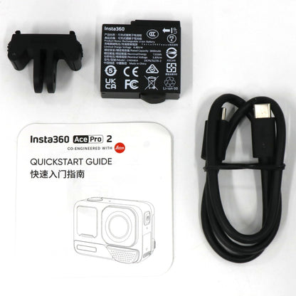 [中古(C)] Insta360 Ace Pro 2 アクションカメラ insta360-ace-pro2-bk ミッドナイトブラック 　[可]