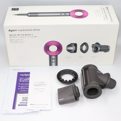 [中古(C)]ダイソン Supersonic Shine ヘアドライヤー アイアン/フューシャhd15ulfiif　[可]