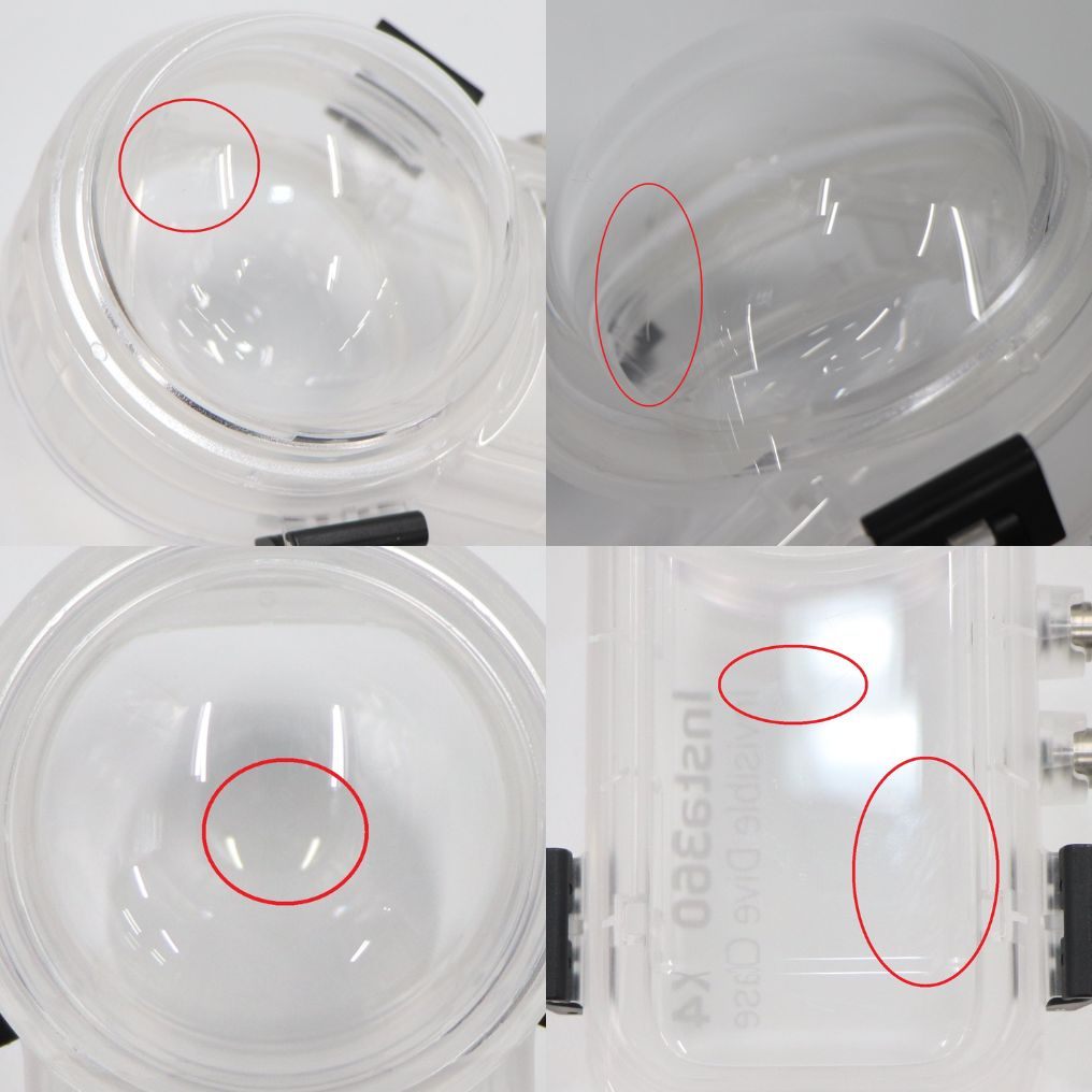 [ジャンク] Insta360 X4 360度カメラ専用 見えない潜水ケース [難あり(D)]