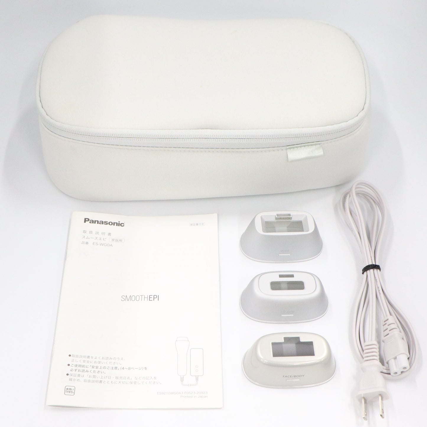 パナソニック 光美容器 光エステ＜ボディ＆フェイス用＞スムースエピ ES-WG0A es-wg0a   整備済みアウトレット品 [中古(C)]