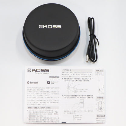 [中古(B)] KOSS オープン型BLUETOOTHヘッドホン Porta Pro Wireless　porta-pro-wireless  [良い]