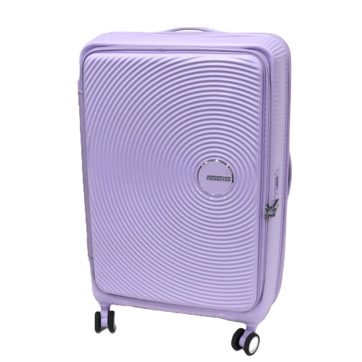 [8-10泊向けサイズ]AMERICAN TOURISTER CURIO スピナー75 エキスパンダブル 98L/拡張時114L ハードスーツケース　americantourister-curio75-lvn  ラベンダー 整備済みアウトレット品 [中古(C)]
