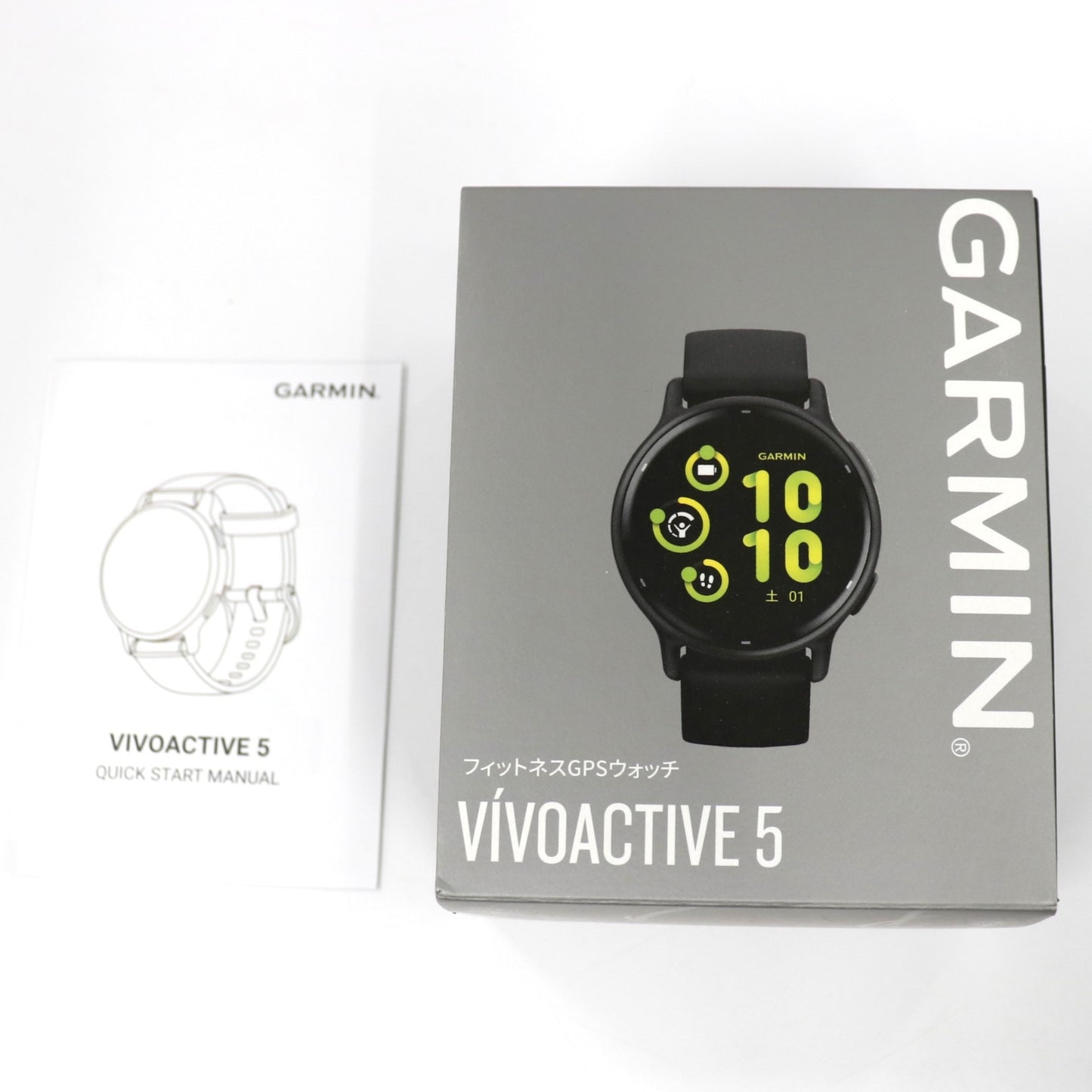 [中古(C)] ガーミン(GARMIN) vivoactive 5 フィットネスGPSウォッチ ブラック vivoactive-5  　[可]