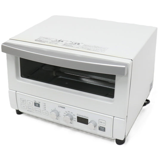 [中古(C)] [4枚焼き]タイガー コンベクションオーブン＆トースター〈やきたて〉 KAV-A130 kav-a130-w マットホワイトkav-a130-w　[可]