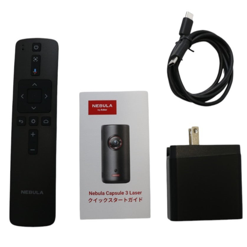 [中古(A)] Anker Nebula Capsule 3 Laser モバイルプロジェクター 搭載OS：Android TV [非常に良い]