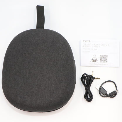 ソニー WH-1000XM6 ワイヤレスノイズキャンセリングヘッドホン wh-1000xm6-b  ブラック 整備済みアウトレット品 [良い(B)]