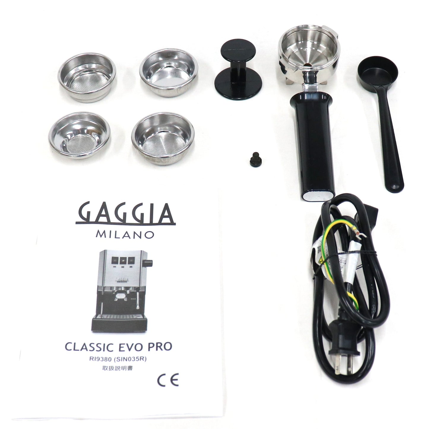 GAGGIA ガジア セミオートエスプレッソマシン CLASSIC evo pro SIN035R sin035r-b  ブラック 整備済みアウトレット品 [良い(B)]