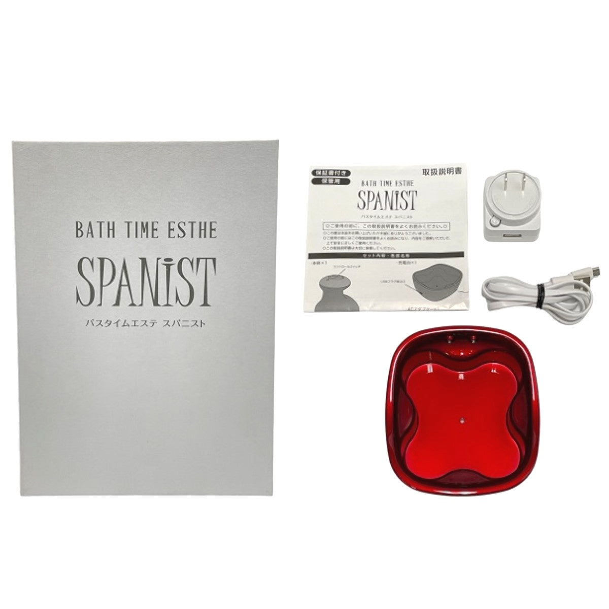 Aderans バスタイムエステ スパニスト(USBケーブル) Aderans バスタイムエステ スパニスト(USBケーブル)