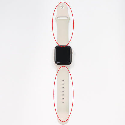 Apple Watch SE(第2世代) GPS 40mm（GPSモデル）a2722-sr  スターライト 整備済みアウトレット品 [中古(C)]
