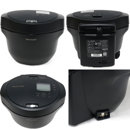 シャープ ヘルシオ ホットクック KN-HW24G 2〜6人用 2.4L容量 kn-hw24g-b  ブラック 整備済みアウトレット品 [中古(C)]