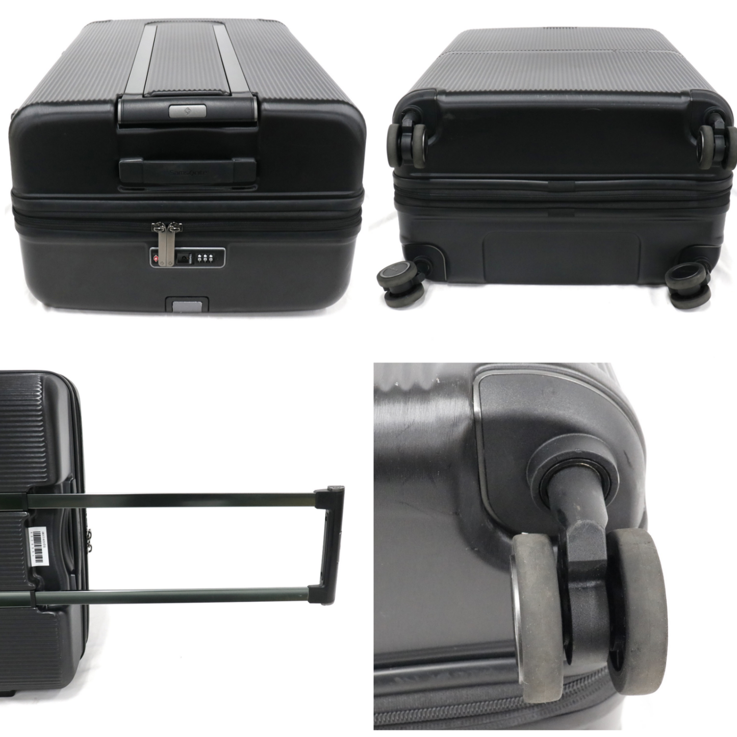 [中古(C)] [5-8泊向けサイズ]サムソナイト ミンター スピナー69 エキスパンダブル 75L/拡張時92L ハードスーツケース　samsonite-minter69-bk samsonite-minter69-bk　[可]