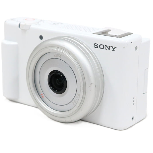 ソニー VLOGCAM ZV-1F コンパクトデジタルカメラ　sony-vlogcam-zv-1f-wc  ホワイト 整備済みアウトレット品 [良い(B)]
