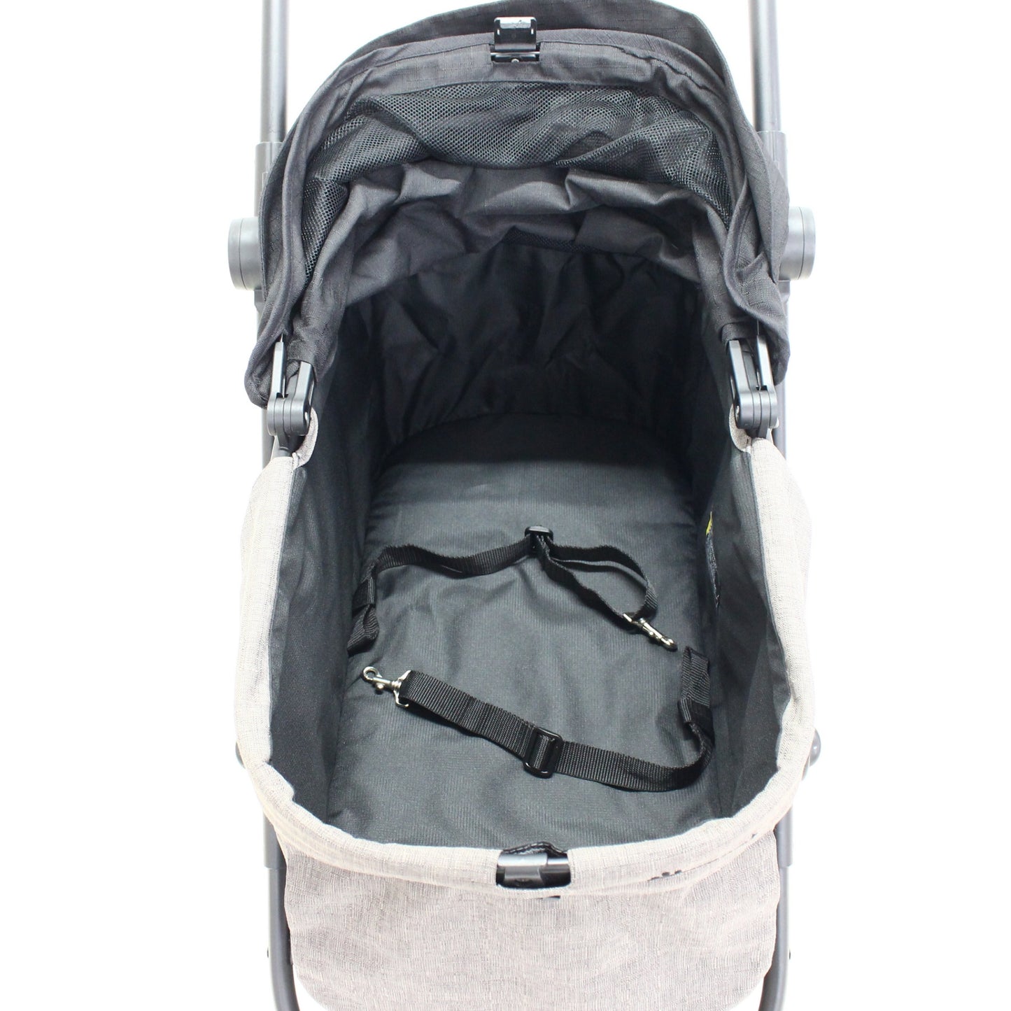 コンビ ペット用カート ルルテイル　combi-lulutail2024-rto-bk  マウナロアブラック×グレージュ 整備済みアウトレット品 [中古(C)]