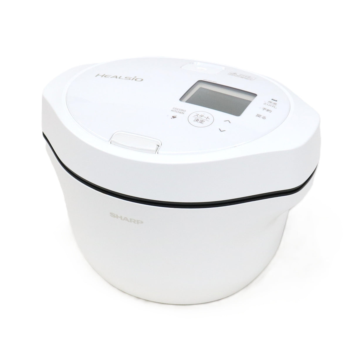 シャープ ヘルシオ ホットクック KN-HW16H 2〜4人用 1.6L容量　kn-hw16h-w  プレミアムホワイト 整備済みアウトレット品 [中古(C)]