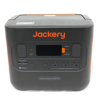 Jackery(ジャクリ) ポータブル電源 1500 Pro (1512Wh)　jackery-1500-pro   整備済みアウトレット品 [良い(B)]