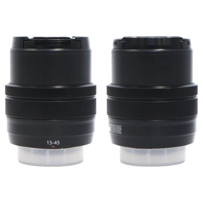 富士フイルム FUJINON XC 15-45mm F3.5-5.6 OIS PZ 標準ズームレンズ ブラック [中古][良い(B)]