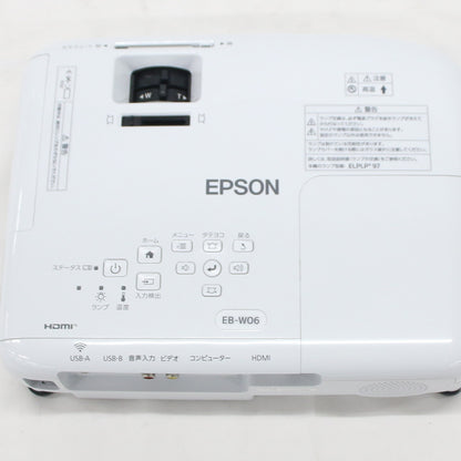 [中古(C)] エプソン EB-W06 ビジネスプロジェクター　eb-w06 eb-w06　[可]