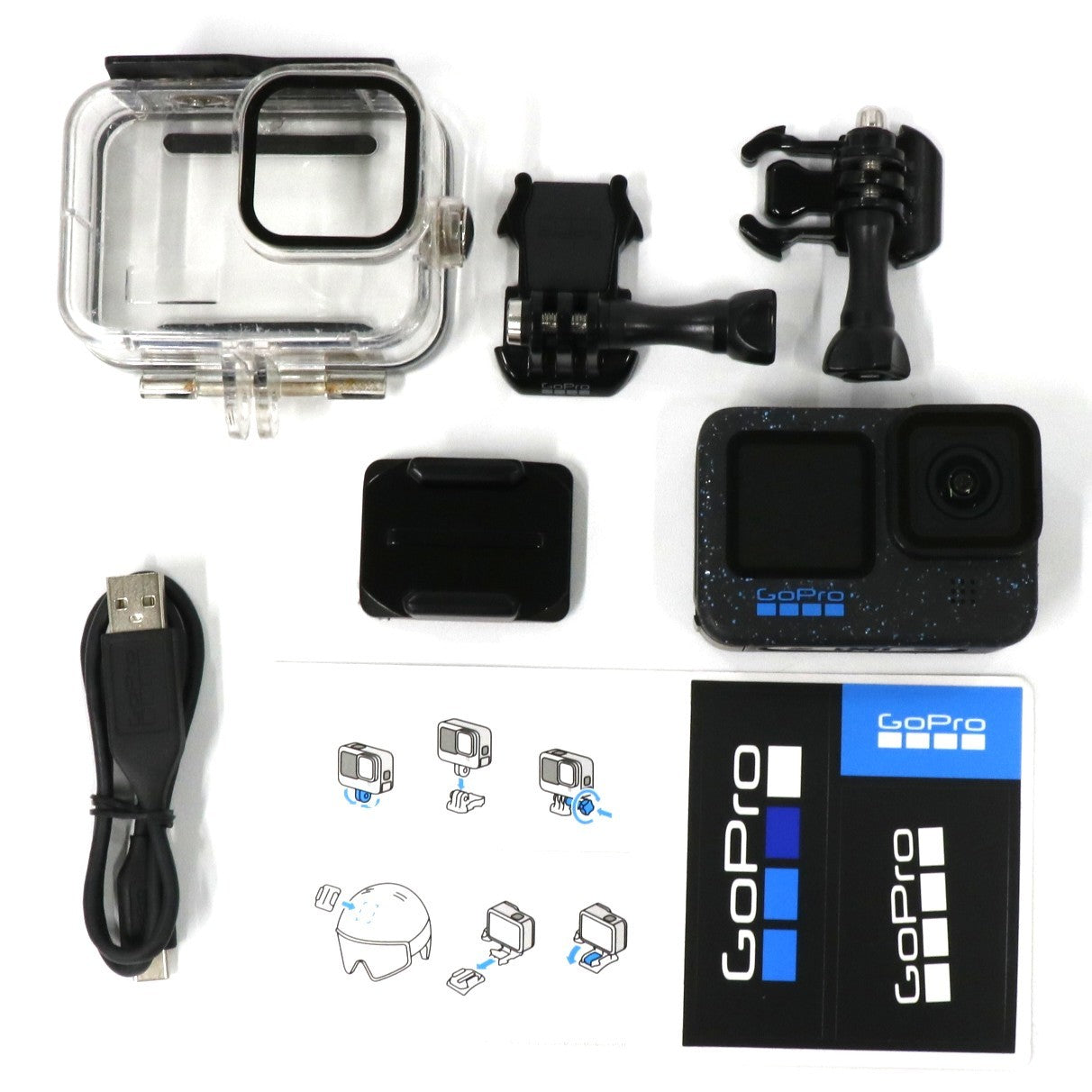 [中古(C)]  GoPro HERO12 Black(防水ハウジング付き) hero12-black[可]