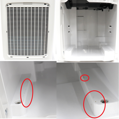 [中古(C)] シャープ ハイブリッド方式 衣類乾燥除湿機 プラズマクラスター25000 CV-TH150-W ホワイト系(木造〜14畳 / 鉄筋〜28畳)　cv-th150-w ホワイトcv-th150-w　[可]