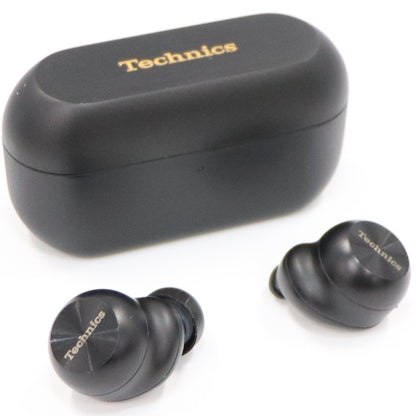 [中古(C)] パナソニック Technics EAH-AZ100 フルワイヤレスイヤホン ノイズキャンセリング ブラックeah-az100-k　[可]