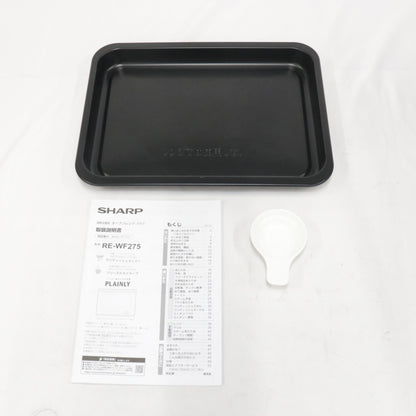 [中古(B)] [27L]シャープ PLAINLY RE-WF275 オーブンレンジ re-wf275-b ブラック [良い]