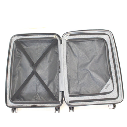 [中古(C)] [5-8泊向けサイズ]AMERICAN TOURISTER スクアセム スピナー66 エキスパンダブル QJ2-09002 69L/拡張時78L ハードスーツケース americantourister-squasem66-bk　[可]