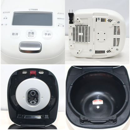 [中古(B)] [5.5合炊き] タイガー魔法瓶 ご泡火炊き JRI-A100 圧力IH式 炊飯器　jri-a100wm マットホワイト [良い]