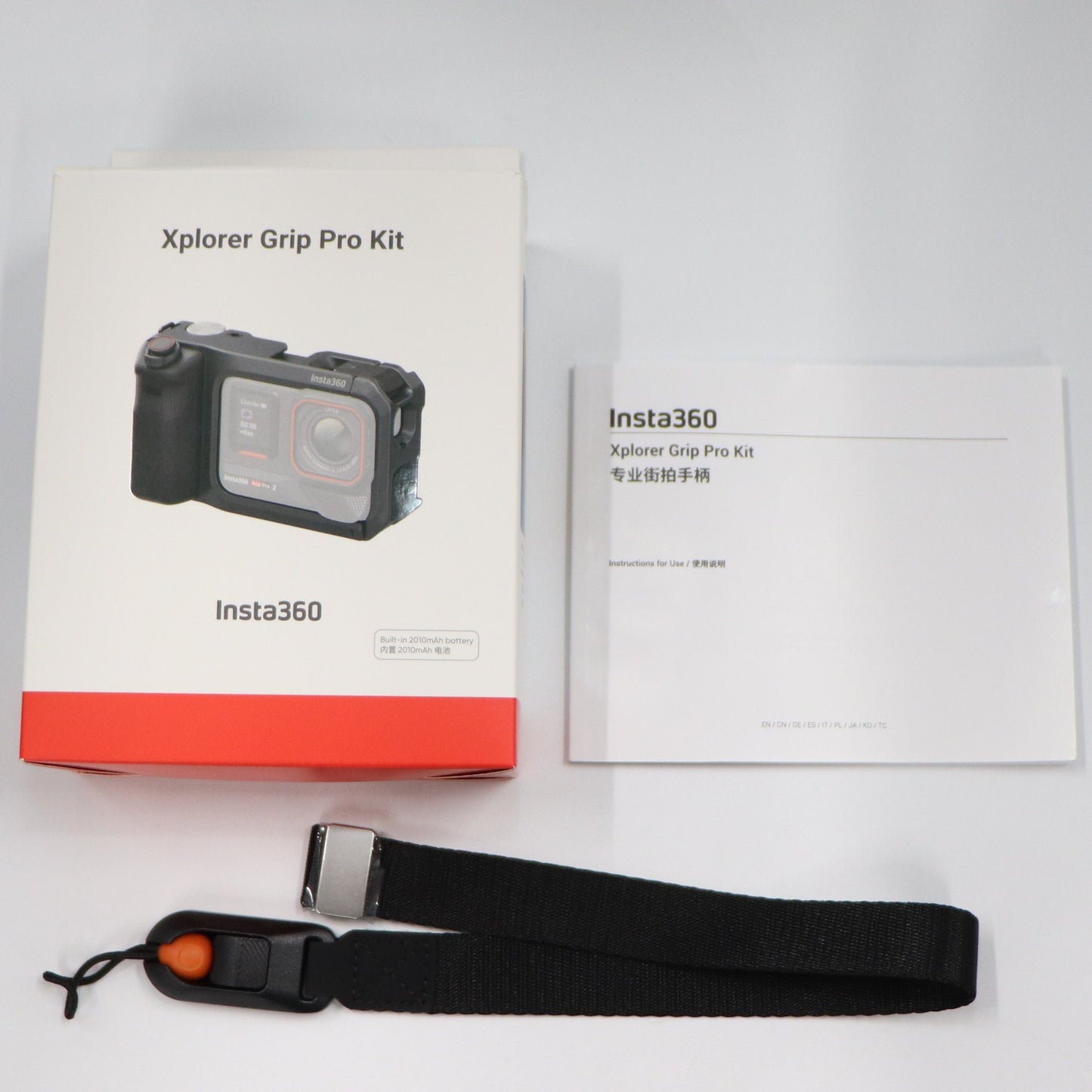[中古(C)]  Insta360 Ace Pro 2 ストリート撮影グリップ Pro ブラックace-pro-2-xplorer-grip-pro-bk　[可]